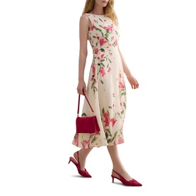 Carly Floral Flared Dress