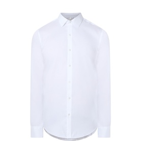 Single Cuff Slim Fit Logo Shirt