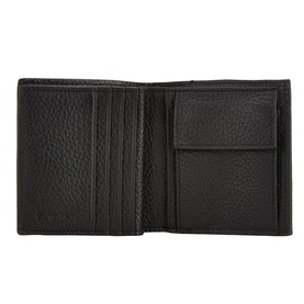 Grained Leather RFID Trifold Wallet