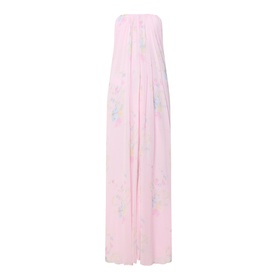 Emara Floral Print Bandeau Dress