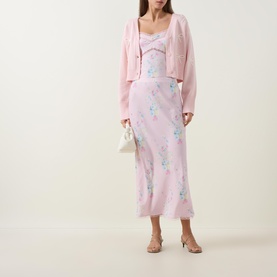 Kalo Ditsy Floral Slip Skirt