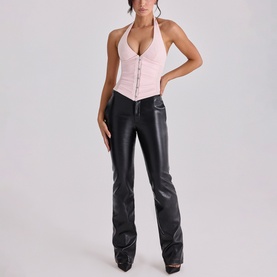 Lia Halter Neck Corset Top