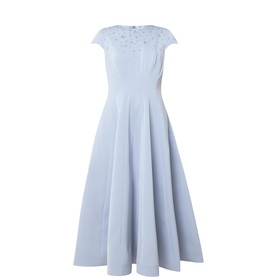 Embellished Flared Dress