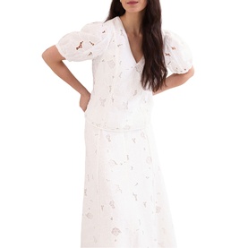 Marina Floral Lace Blouse