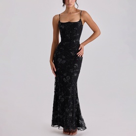 Naima Embellished Corset Dress