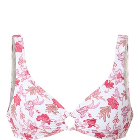 Summer Chintz Ring Front Bikini Top