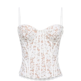 Rania Floral Lace Corset Top