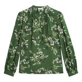Sylvia Floral Ruched Blouse