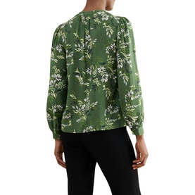 Sylvia Floral Ruched Blouse