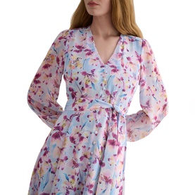 Thea Floral Flared Dress