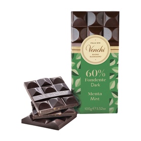 Dark Chocolate Bar With Mint Crunchy Grains 100g