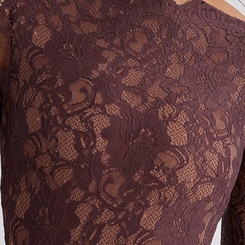 Yasmeen Lace Draped Dress