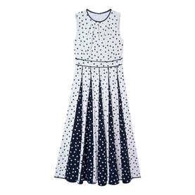 Angelica Polka Dot Flared Dress