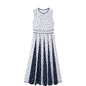 Angelica Polka Dot Flared Dress