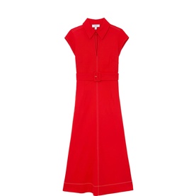 Sloane Belted Flared Dress