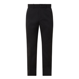 Boss Green Label Goc Swing Water-Repellent Trousers in black, tailored fit with belt loops and side slip pockets, 100% polyester