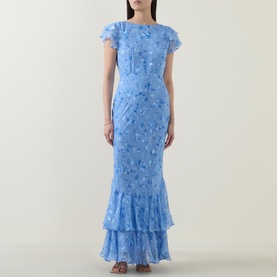 Ordinia Floral Devor&eacute; Gown