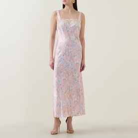 Rosamarie Floral Slip Dress