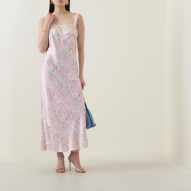 Rosamarie Floral Slip Dress