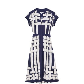 reiss annie belted linen dress Reiss Annie Linen Midi-Dress