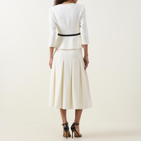 3D Flower Pleated Dress
