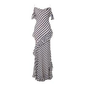 Stripe Ruffle Dress
