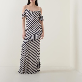 Stripe Ruffle Dress