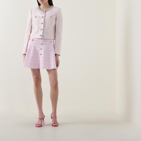 Sequin Boucl&eacute; Jacket