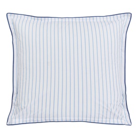 Seren Square Pillowcase Pair Denim Blue/Pink