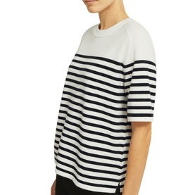 Demi Striped Knitted T-Shirt