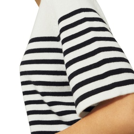 Demi Striped Knitted T-Shirt