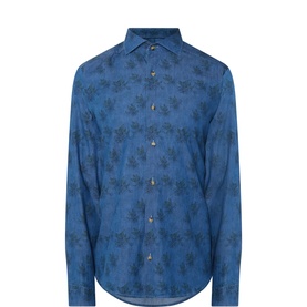 Floral Denim Shirt