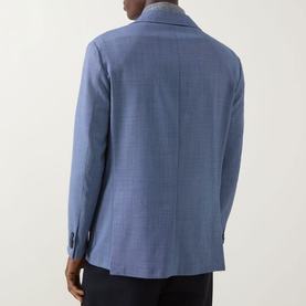 Hopsack Single-Breasted Blazer