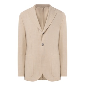 Structured Single-Breasted Blazer