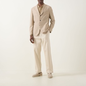 Structured Single-Breasted Blazer