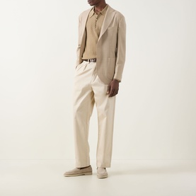 Structured Single-Breasted Blazer