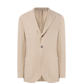 Structured Single-Breasted Blazer