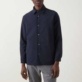 Logo Padded Overshirt