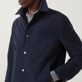 Logo Padded Overshirt