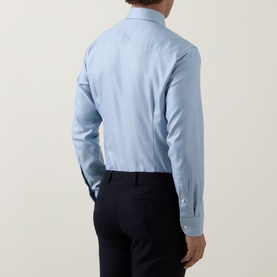 Solid Dobby Single-Cuff Shirt