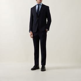 Solid Dobby Single-Cuff Shirt