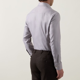 Solid Dobby Single-Cuff Shirt
