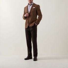 Solid Dobby Single-Cuff Shirt