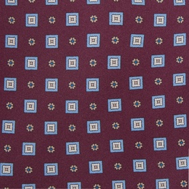 Medallion Floral Silk Tie