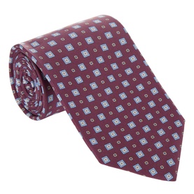 Medallion Floral Silk Tie