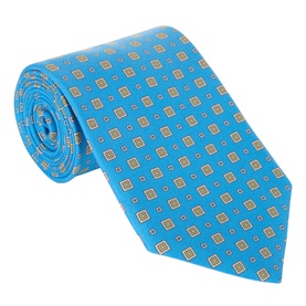 Medallion Floral Silk Tie