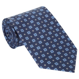 Medallion Floral Silk Tie