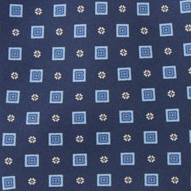 Medallion Floral Silk Tie