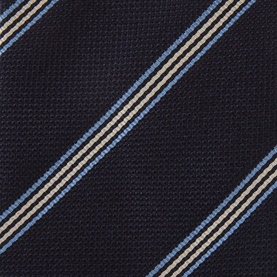 Stripe Woven Silk Tie