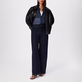 Grid Check Sheer Casual Shirt